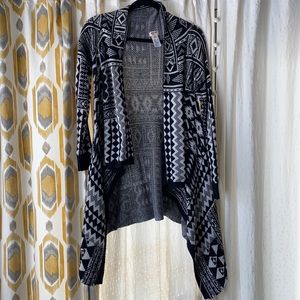 Mossimo Supply Co boho open cardigan